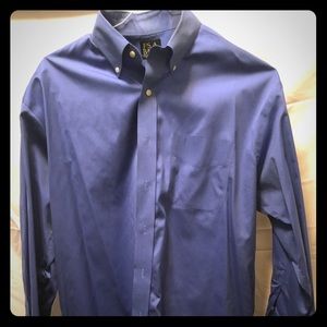 EUC Jos A Bank dress shirt size 16/33 indigo